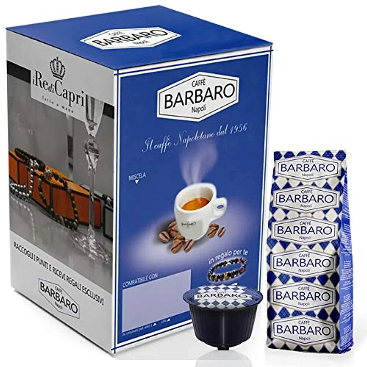 CAPSULA E-GUSTO BARBARO DA 100 BLU PZ
