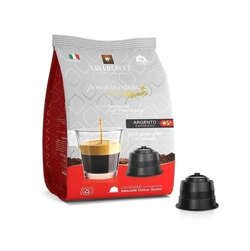 50 capsule Lollo Miscela ARGENTO compatibili DOLCE GUSTO