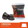 100 capsule caffè Toraldo CREMOSA compatibili LAVAZZA BLUE