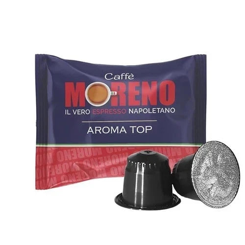 100 capsule caffè Moreno miscela Top compatibili Nespresso