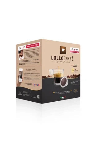100 capsule Lollo Miscela Oro compatibili Bialetti