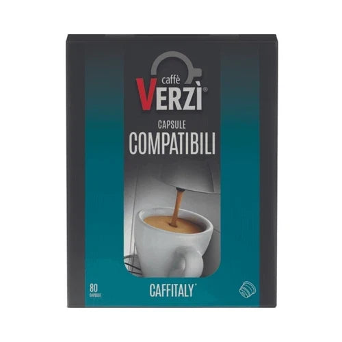 80 Capsule Verzì Aroma Ricco compatibili Caffitaly