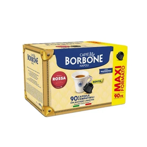 90 nuove capsule Borbone miscela rossa compatibile DOLCE GUSTO